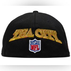 New Era x Politics NEW ORLEANS SAINTS “ THA CITY “ 59Fifty Fitted Hat  7 1/2